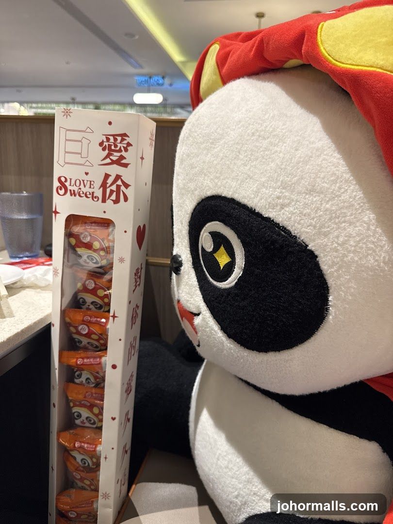 Panda Plush Toy and Snack Box