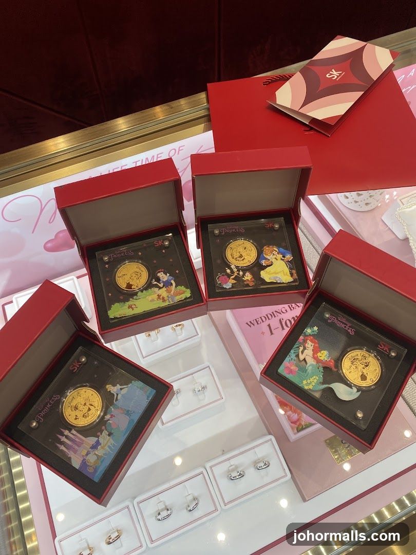Disney Princess Themed Gold Coins