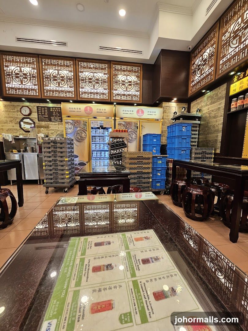 Interior of a beverage shop