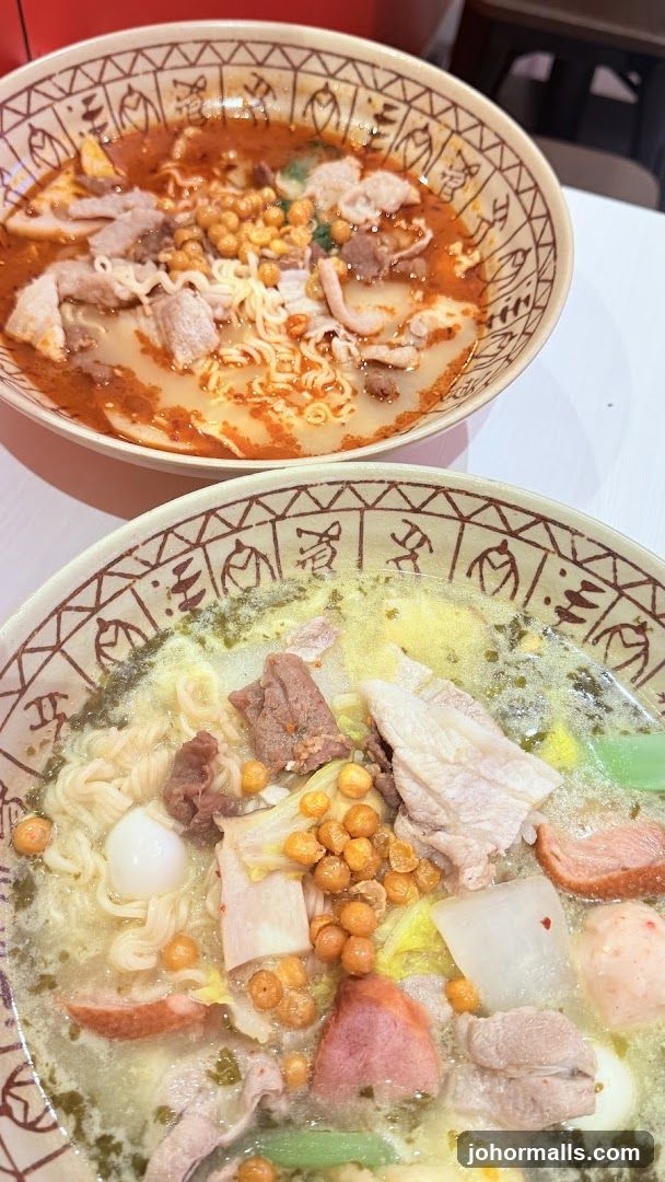 Two Bowls of Noodle Soup