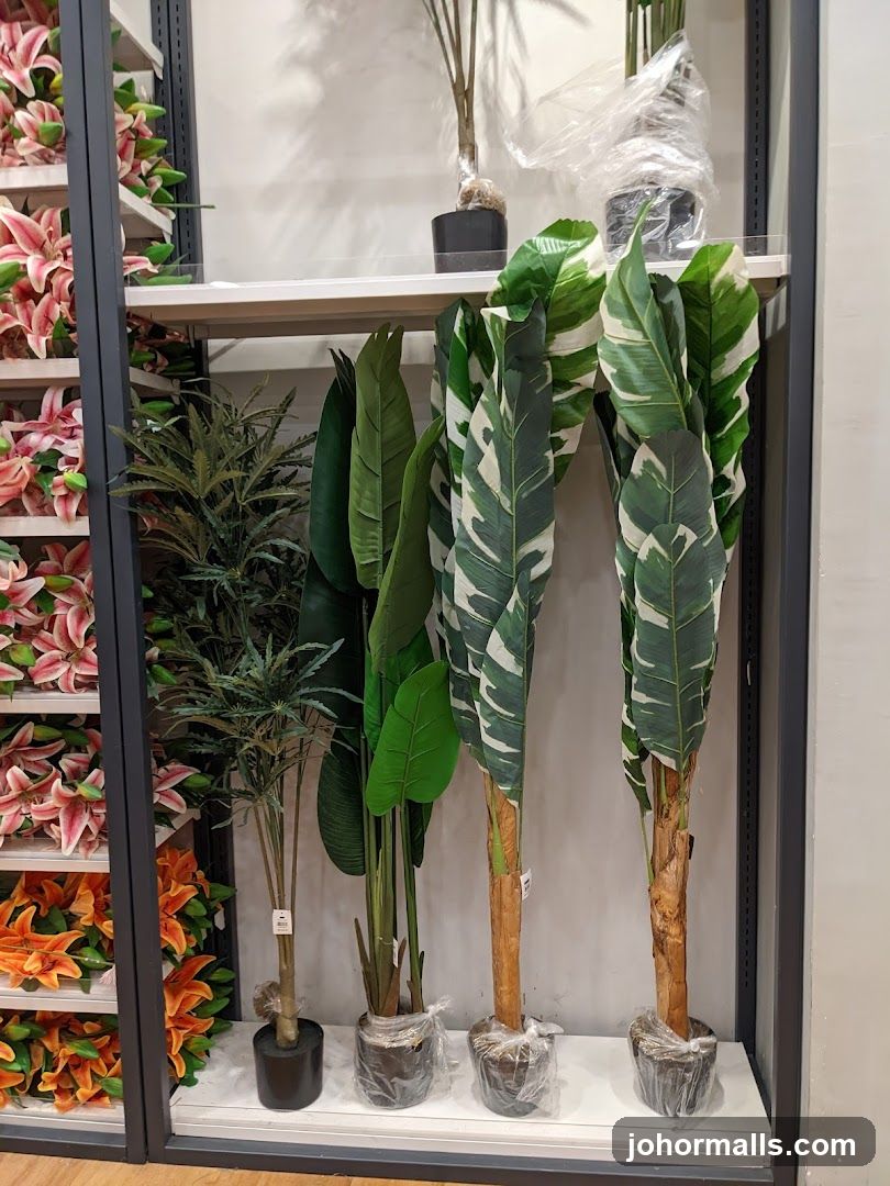 Artificial Plants Display