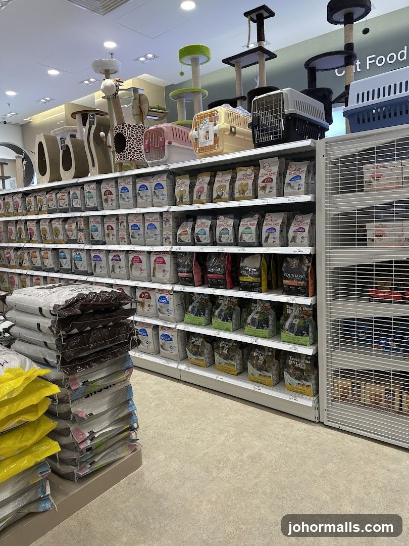 Pet Food and Supplies Aisle