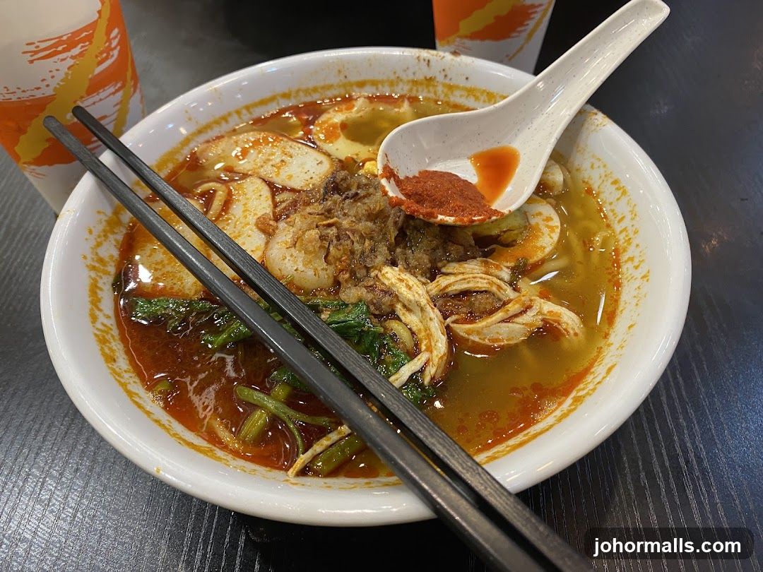 Noodle Soup with Chili Powder