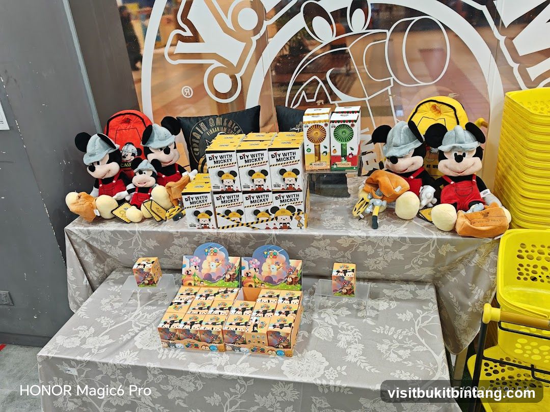 Mickey-themed display
