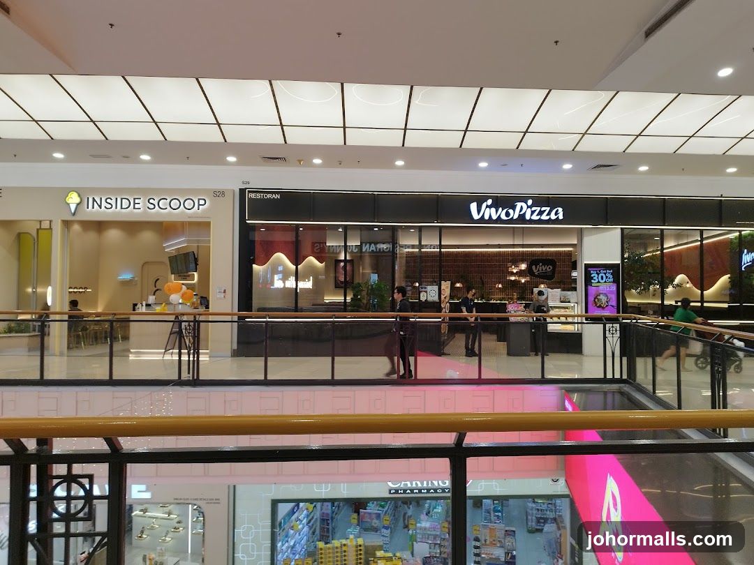 Mall Interior with Shops