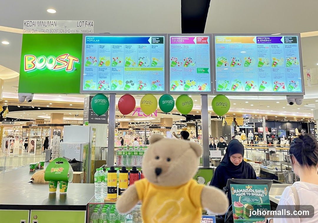 Boost Juice Bar Menu