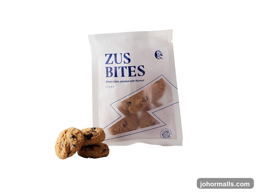 Zus Bites Cookies Packaging