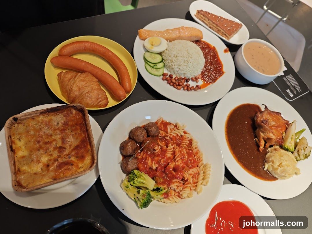 Assortment of Food Dishes