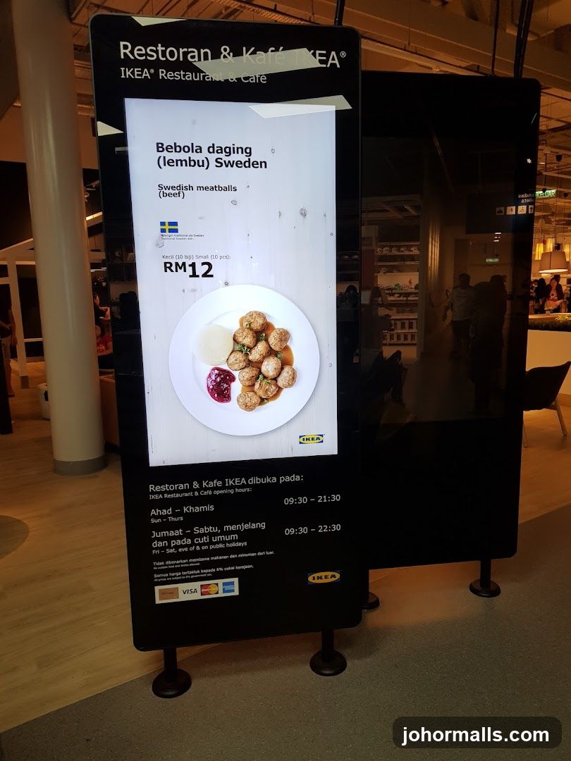 IKEA Restaurant & Cafe Menu