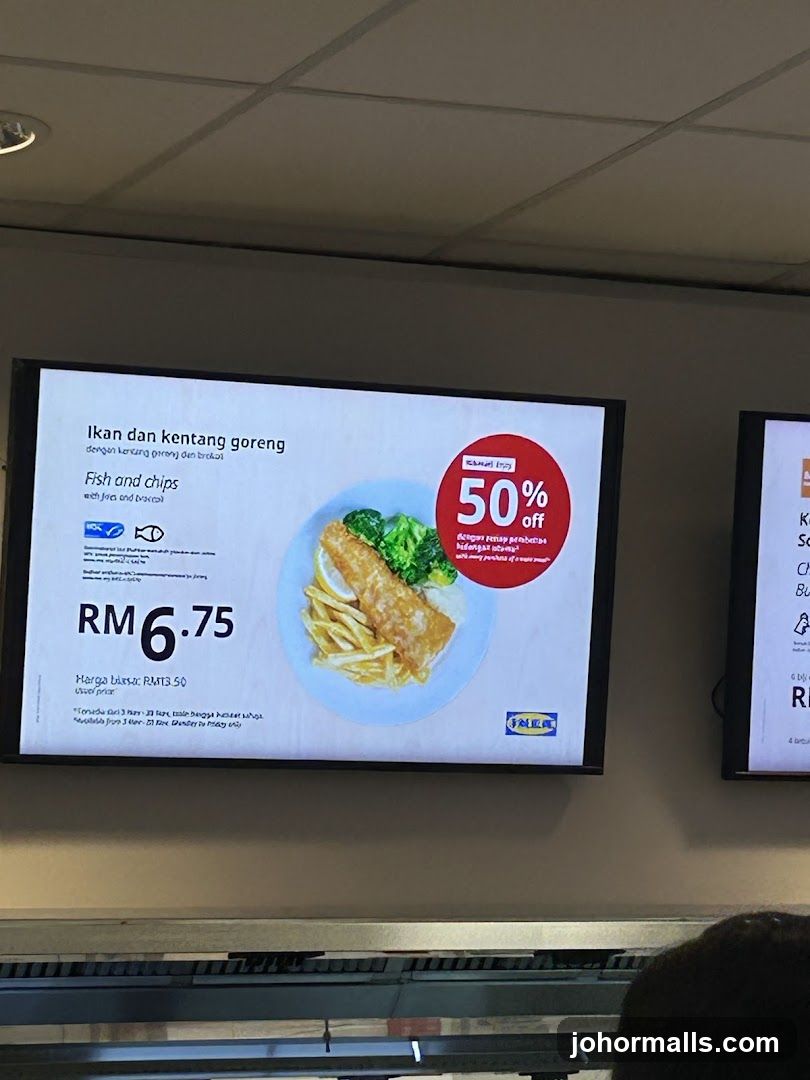 IKEA Fish and Chips Promotion