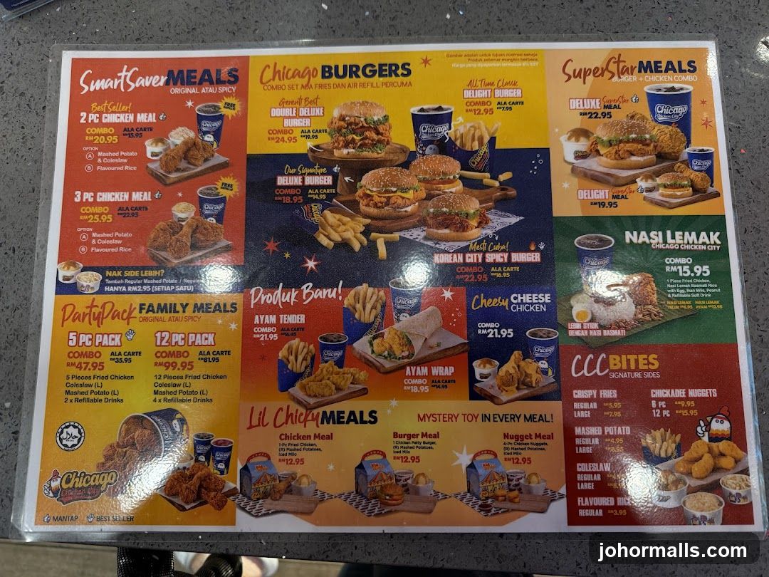 Chicago Chicken City Menu