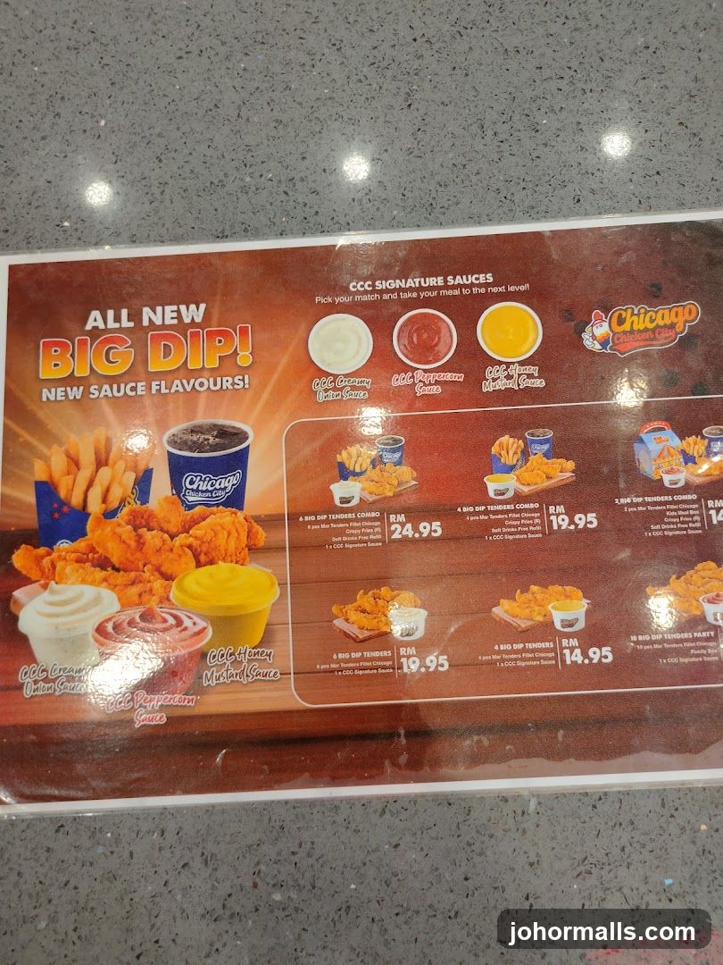 Chicago Chicken City Menu Board
