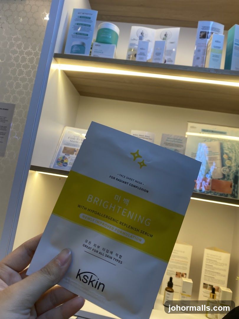 Skincare Products Display