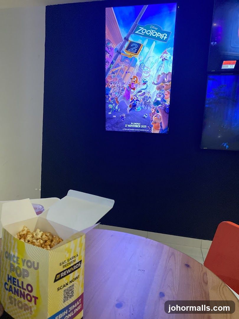 Movie Poster and Popcorn