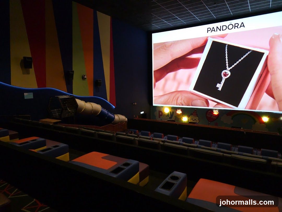 Cinema Auditorium with Advertisement