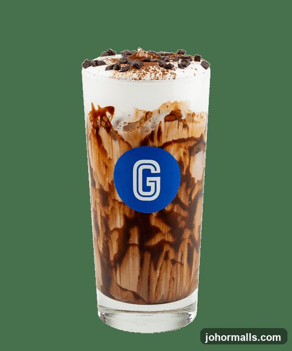 Chocolate drink with whipped cream and chocolate chips