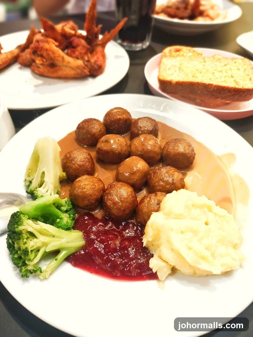 Meatballs with sides