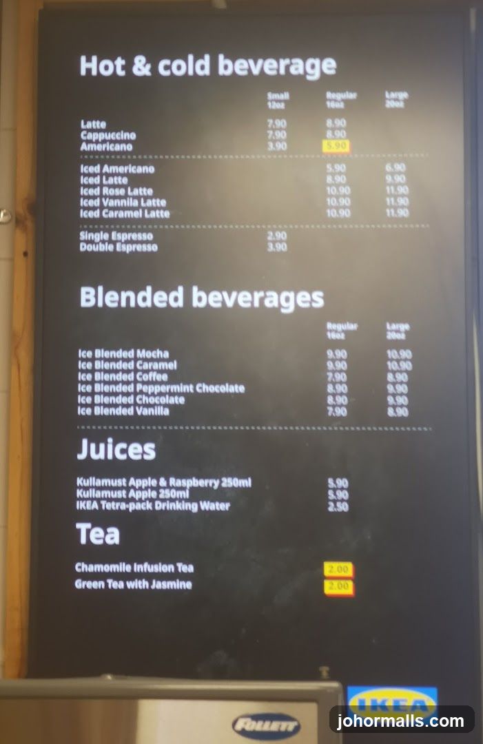 Beverage Menu