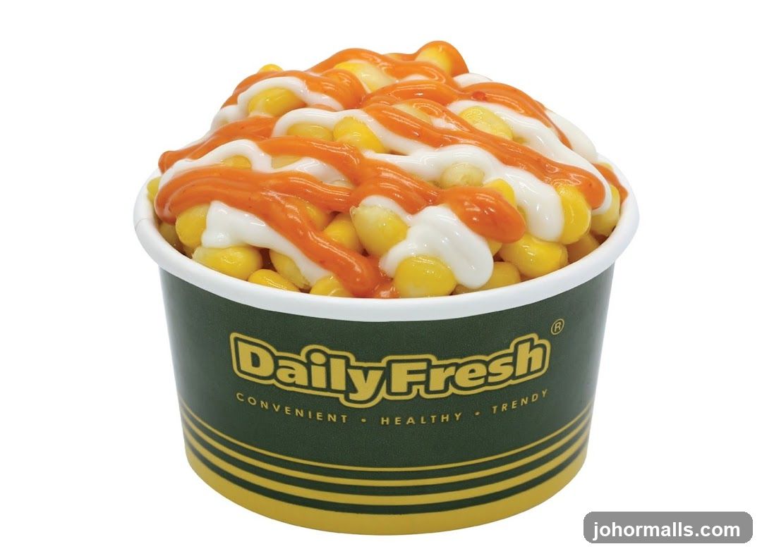 Corn with Sauces