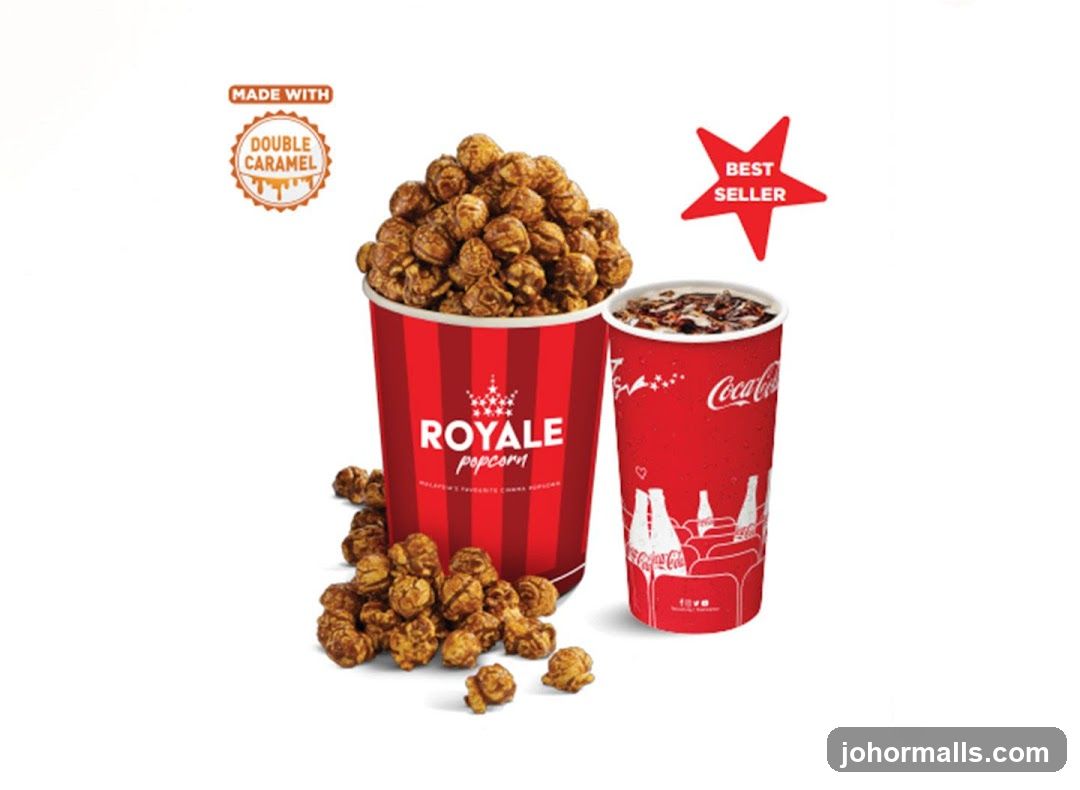 Royale Popcorn and Coca-Cola