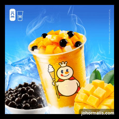Mango Smoothie with Boba