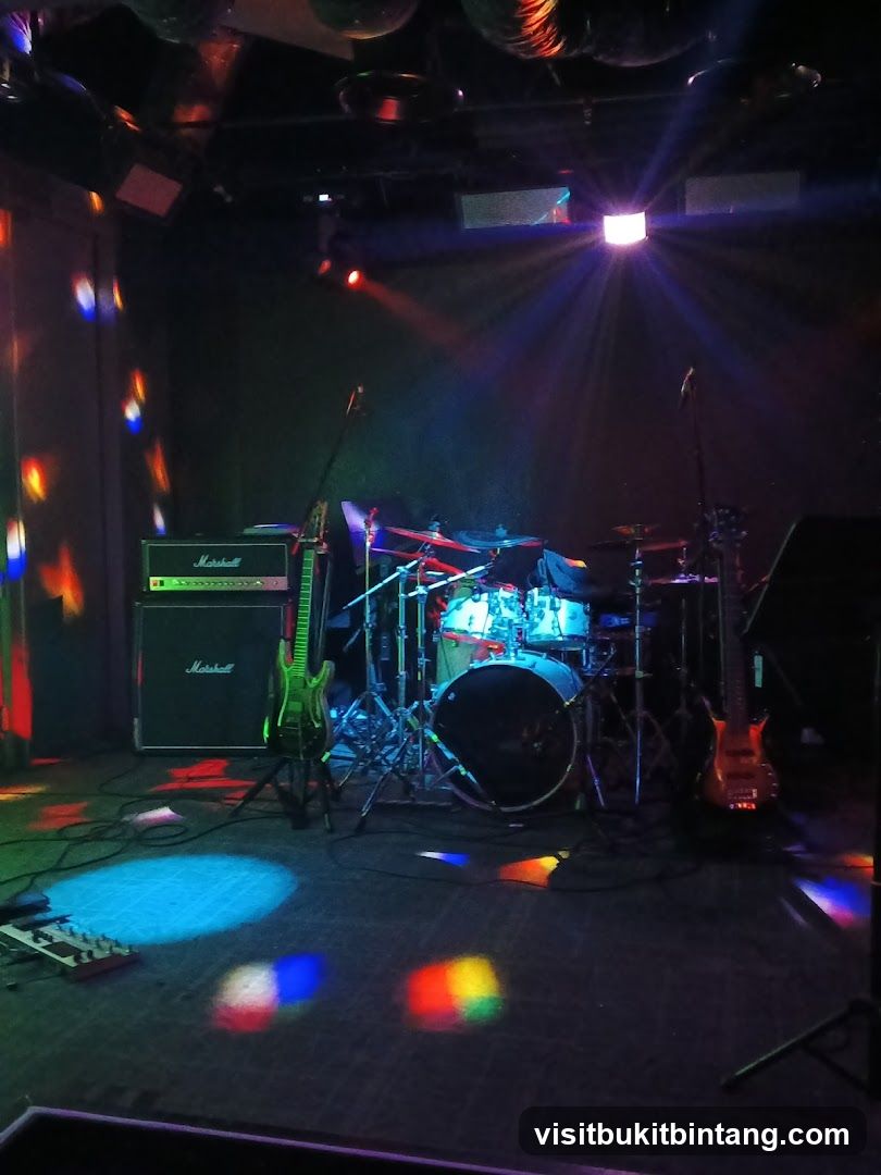 Music Venue Stage Setup
