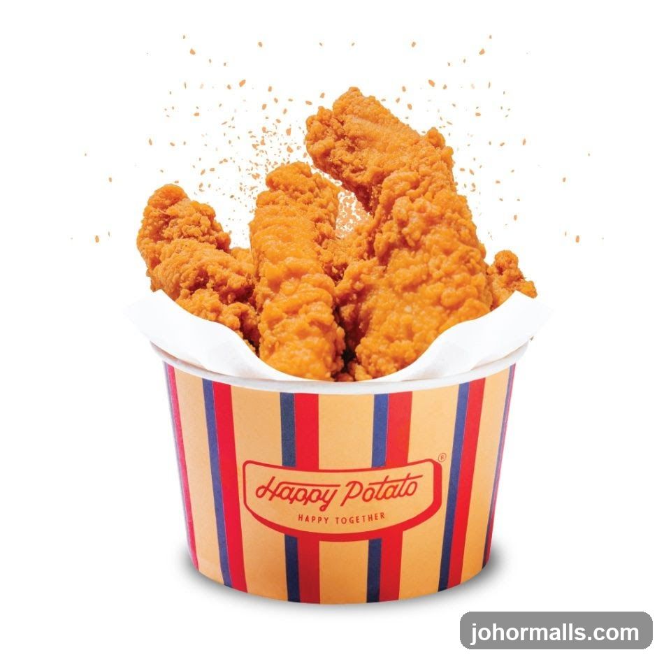 Fried Chicken Strips in a Bucket