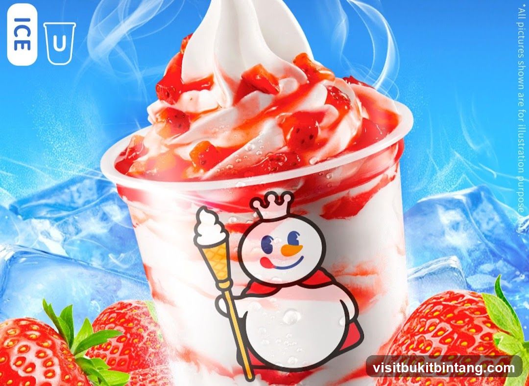 ICE U Strawberry Soft Serve