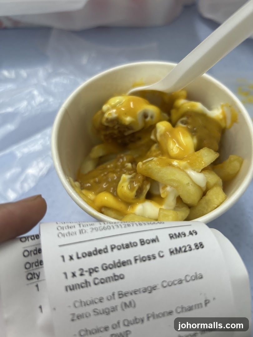 Loaded Potato Bowl with Receipt