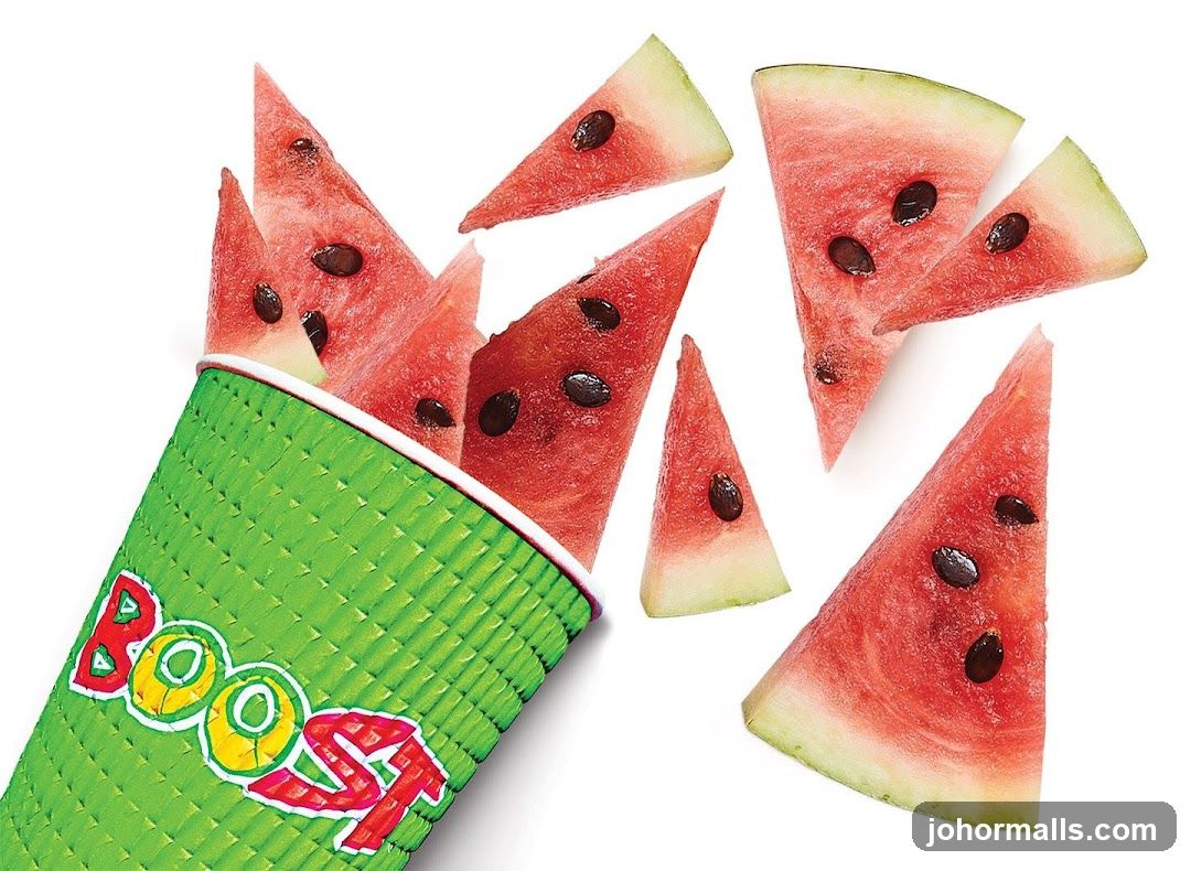 Watermelon Slices in a Branded Cup