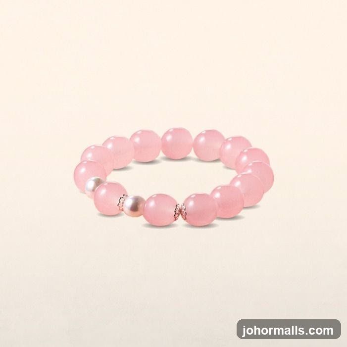 Pink Beaded Bracelet