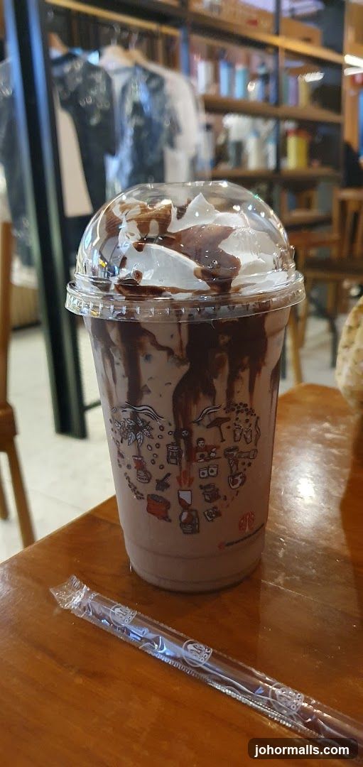 Chocolate Frappe with Whipped Cream