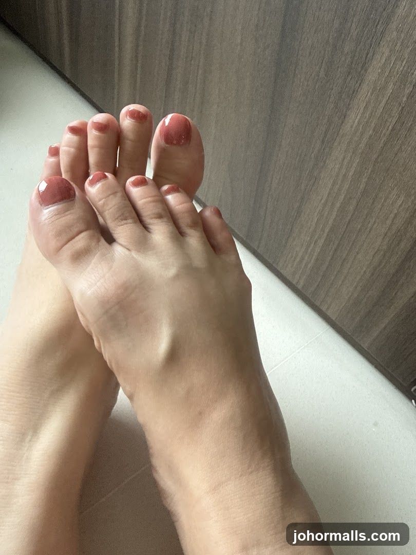 Pedicured Feet