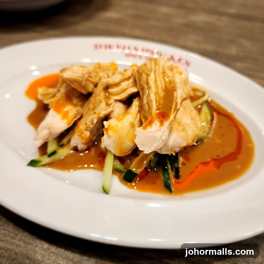 Chicken dish with sauce