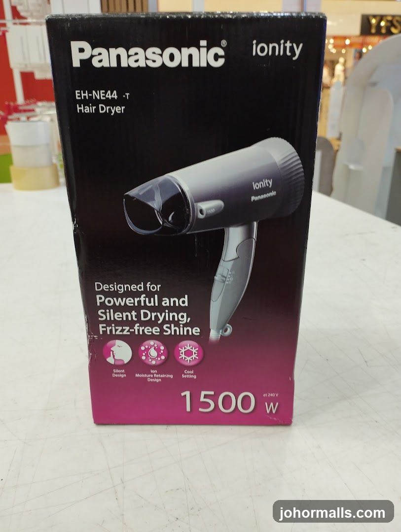 Panasonic Ionity Hair Dryer Box