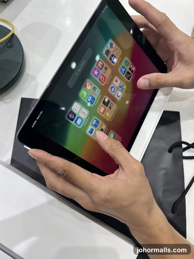 Tablet with App Library