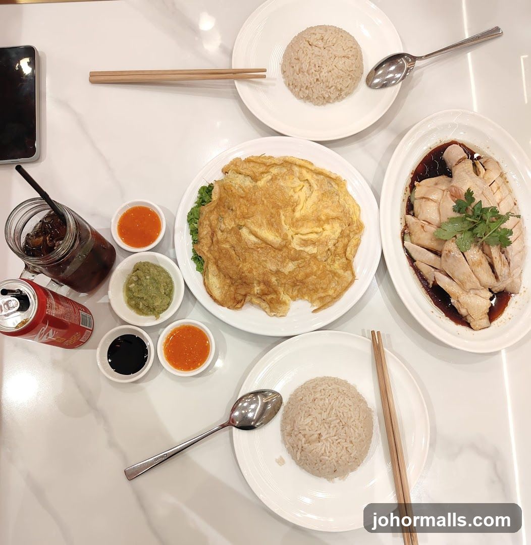Hainanese Chicken Rice Meal