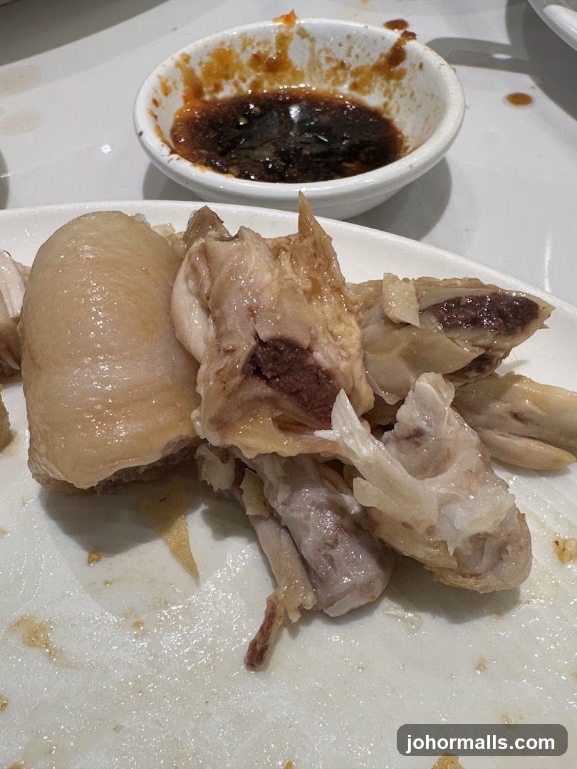 Poached Chicken with Dipping Sauce