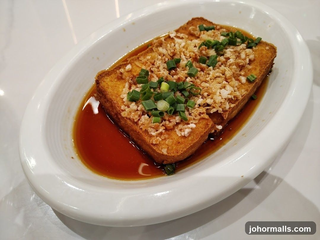 Fried Tofu with Garlic and Scallions