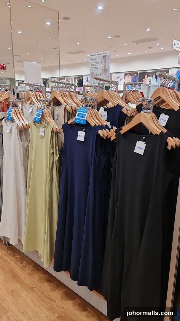 Dresses on display