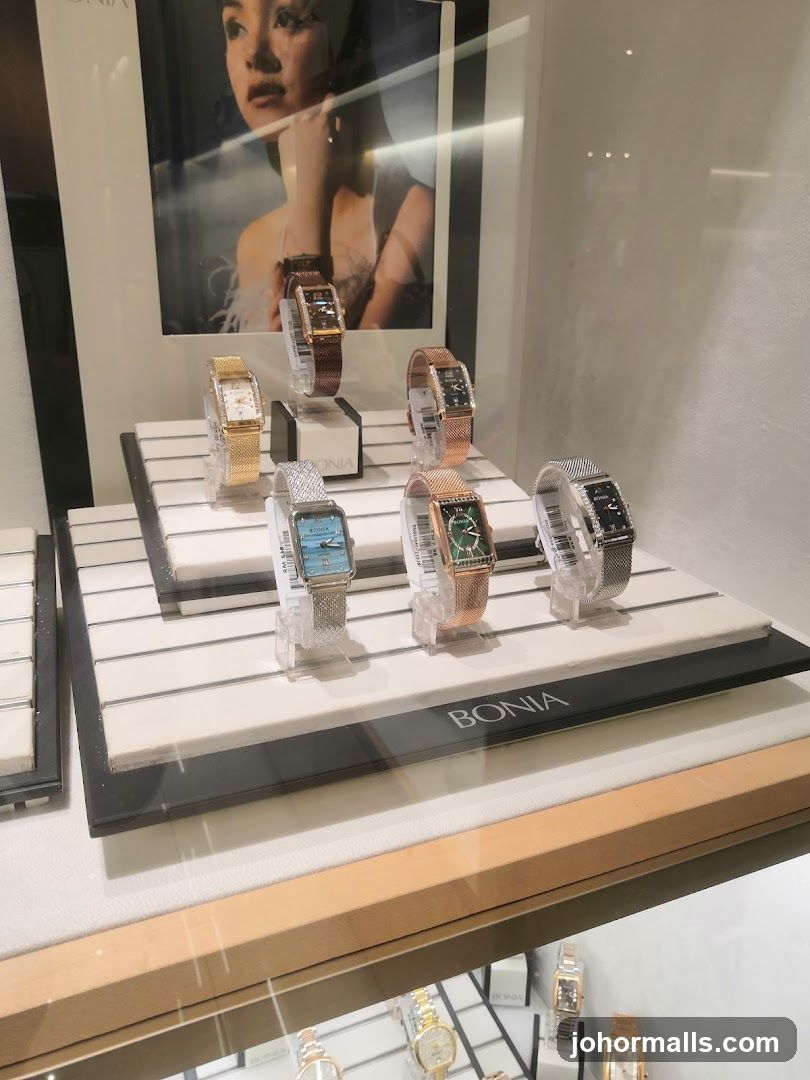 Bonia Watches Display