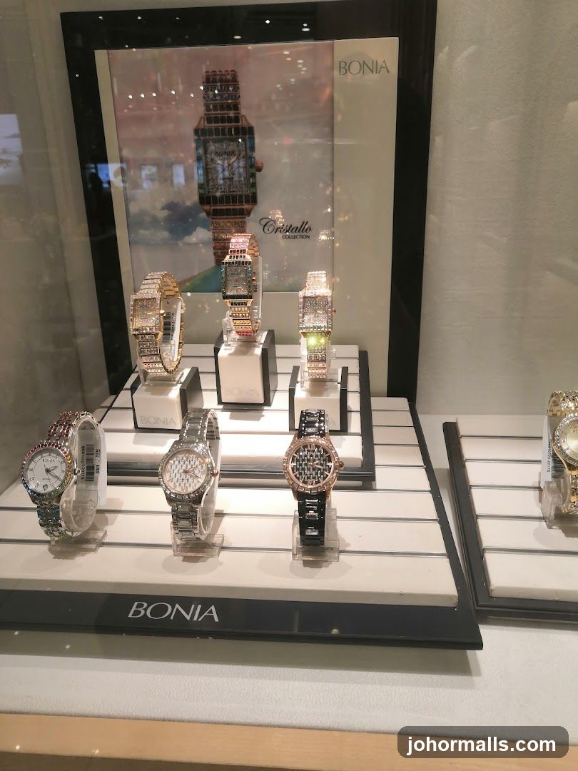 Bonia Watches Display
