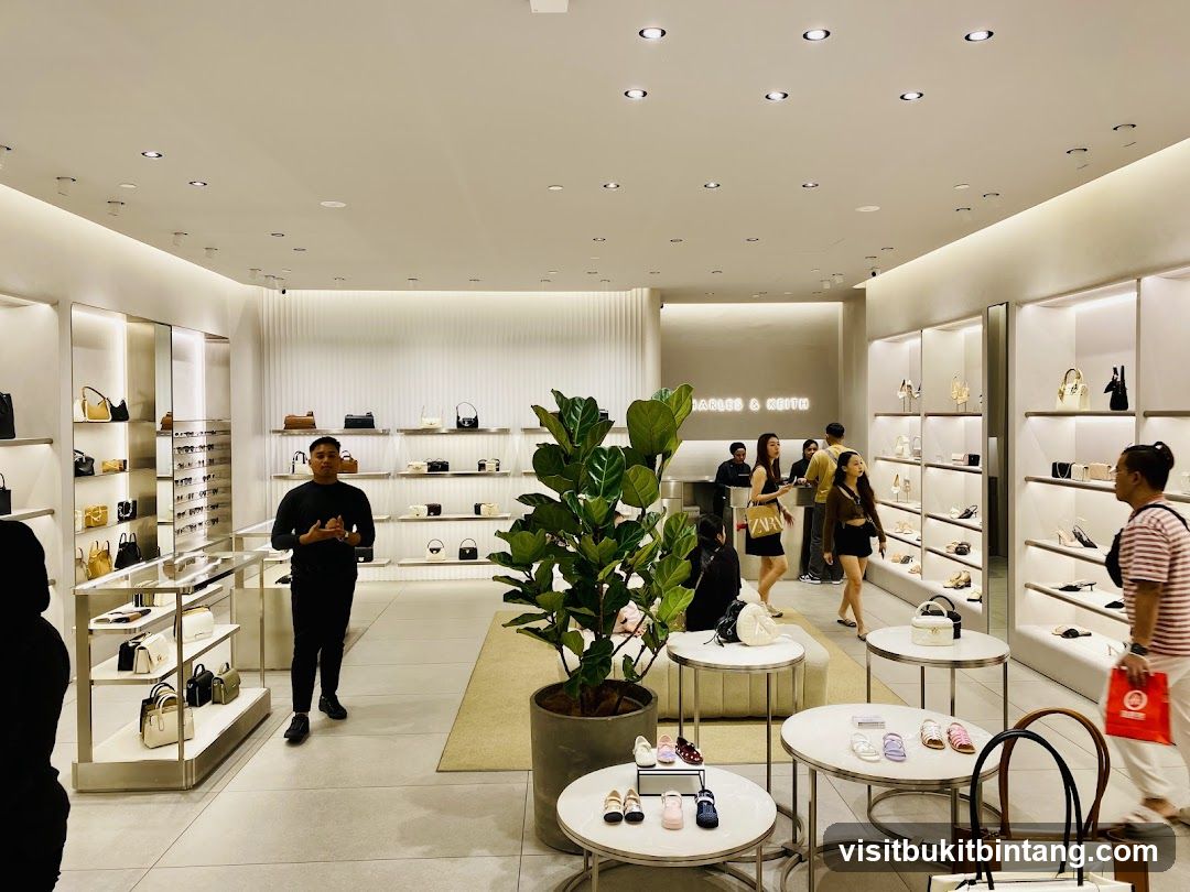 Interior of a Charles & Keith store