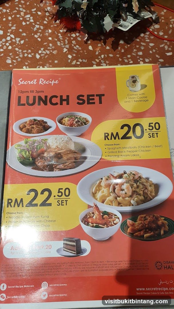 Secret Recipe Lunch Set