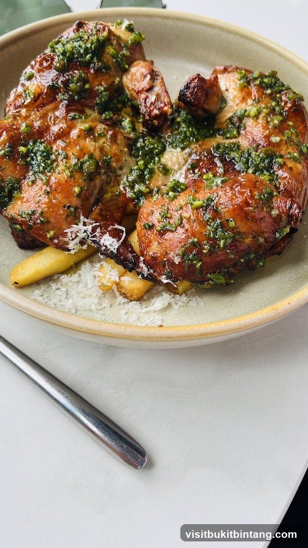 Roasted Chicken with Herbs and Fries