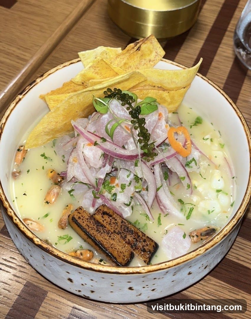 Ceviche Dish