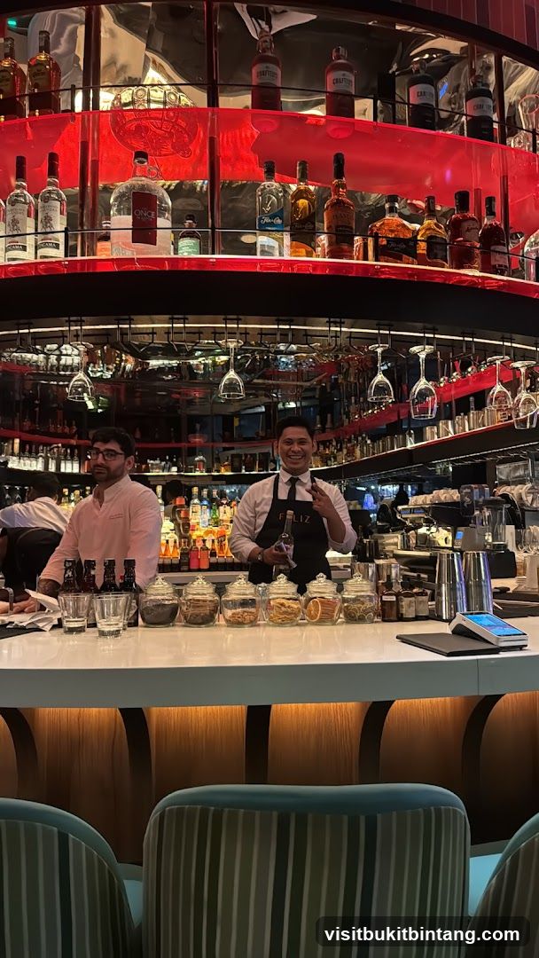 Bar Interior with Bartenders