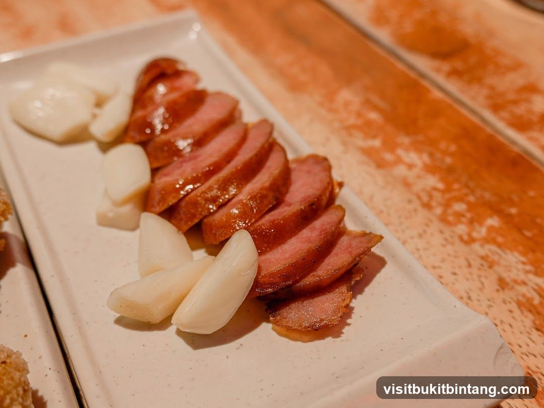 Sliced Sausage and White Pieces