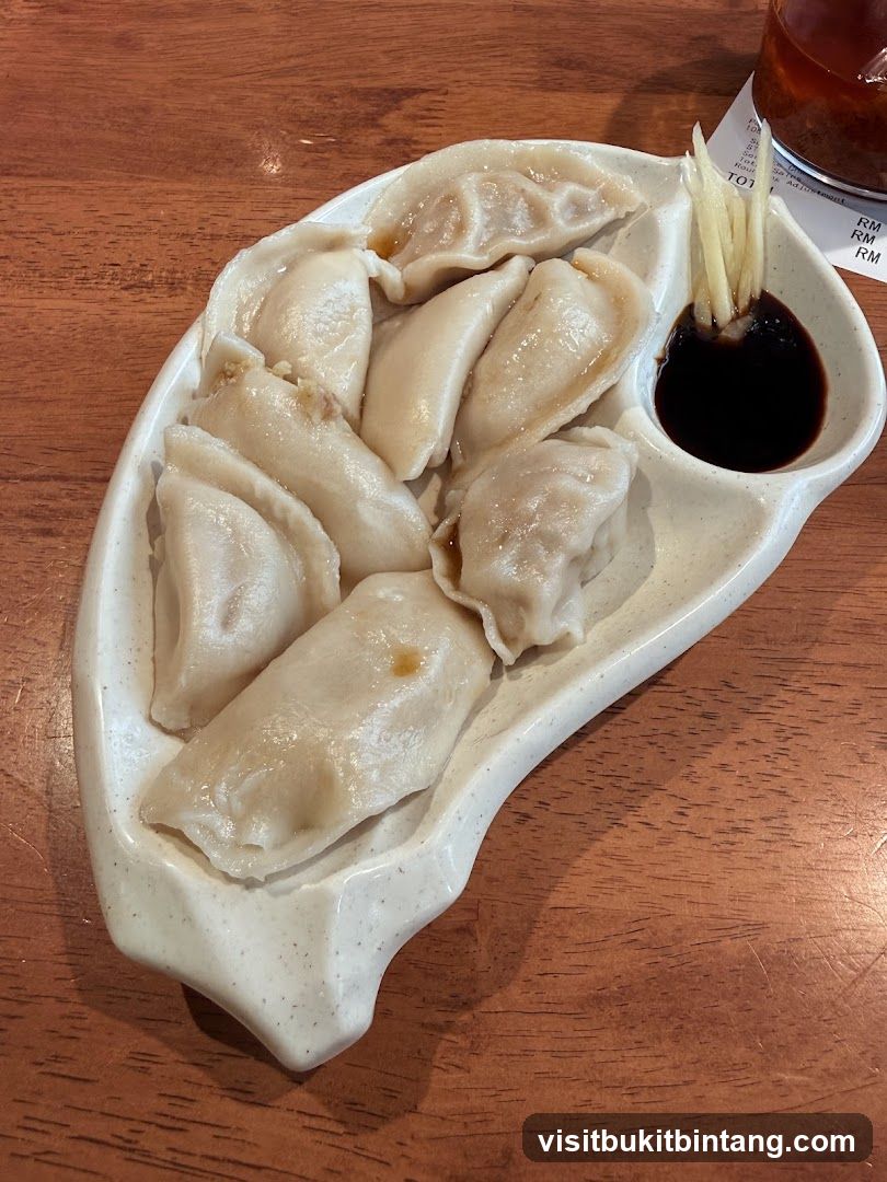 Dumplings with Soy Sauce
