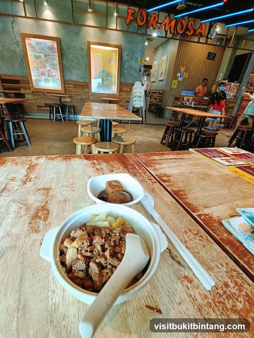 Restaurant Interior with Food